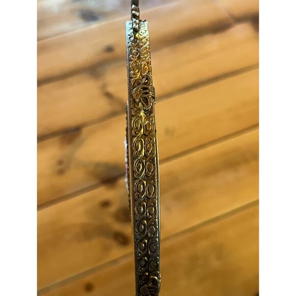 Vintage Victorian Hand-Held 14” Vanity ornate mirror - Picture 11 of 11